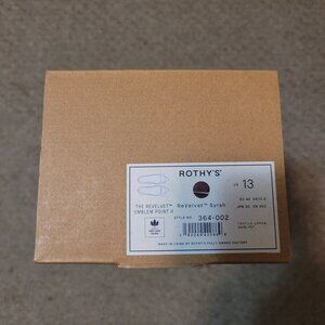 Rothy's Syrah Revelvet Emblem Point II in women size 13
